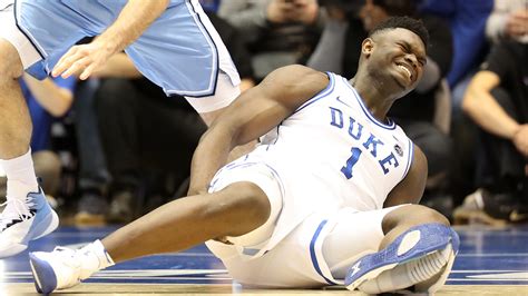 zion williamson shoe explodes